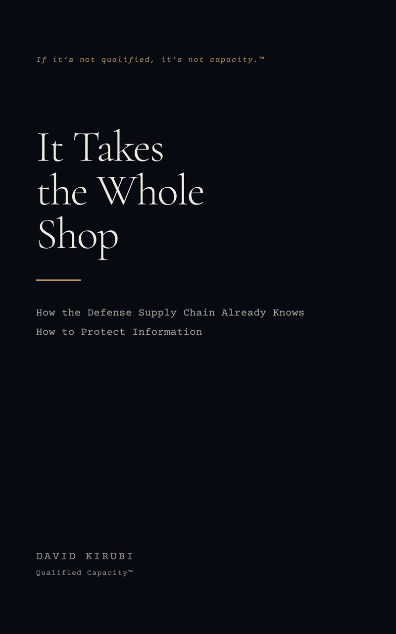 It Takes the Whole Shop — book cover, by David Kirubi